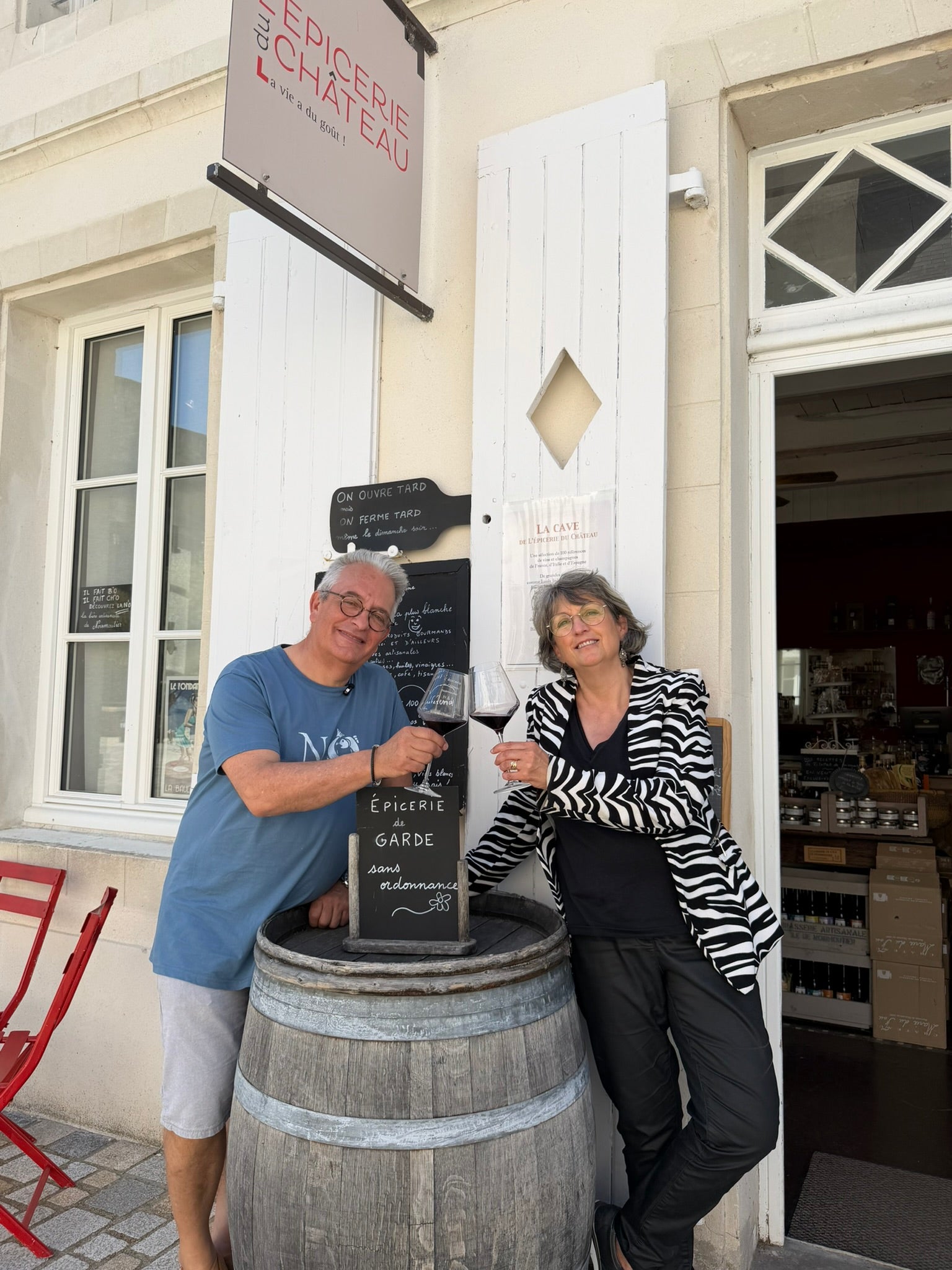 Corinne et Christian, l'épicerie du Château